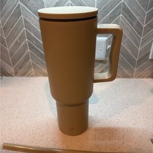 Simple Modern Tan Travel Mug